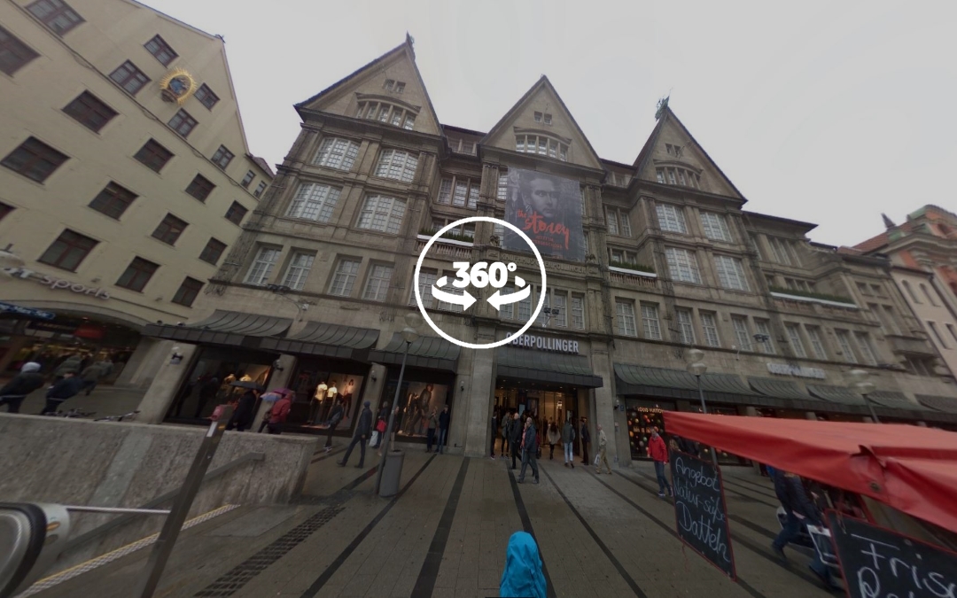 Foto 360 Oberpollinger de Múnich. VidePan en Múnich