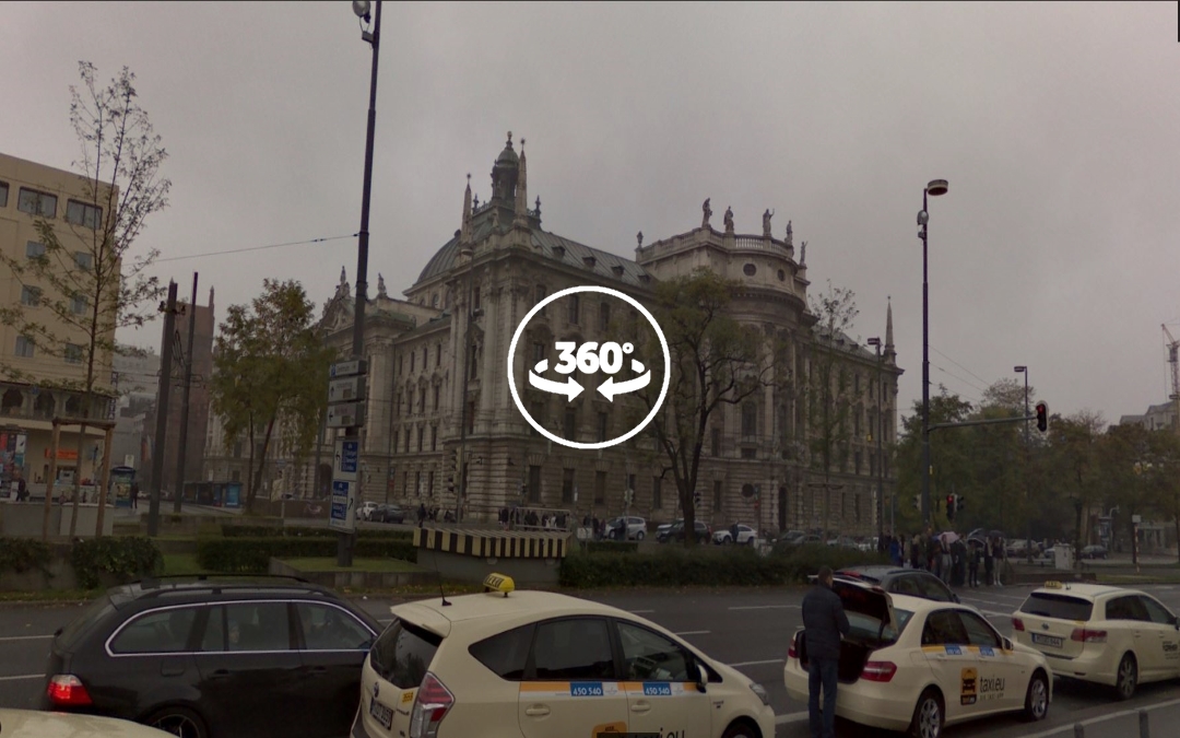 Foto 360 Palacio de Justicia de Múnich. VidePan en Múnich