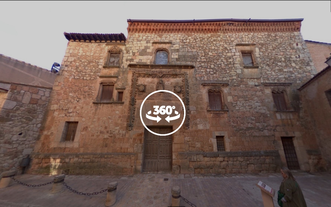 Foto 360 Palacio de los contreras de Ayllon. VidePan en Segovia