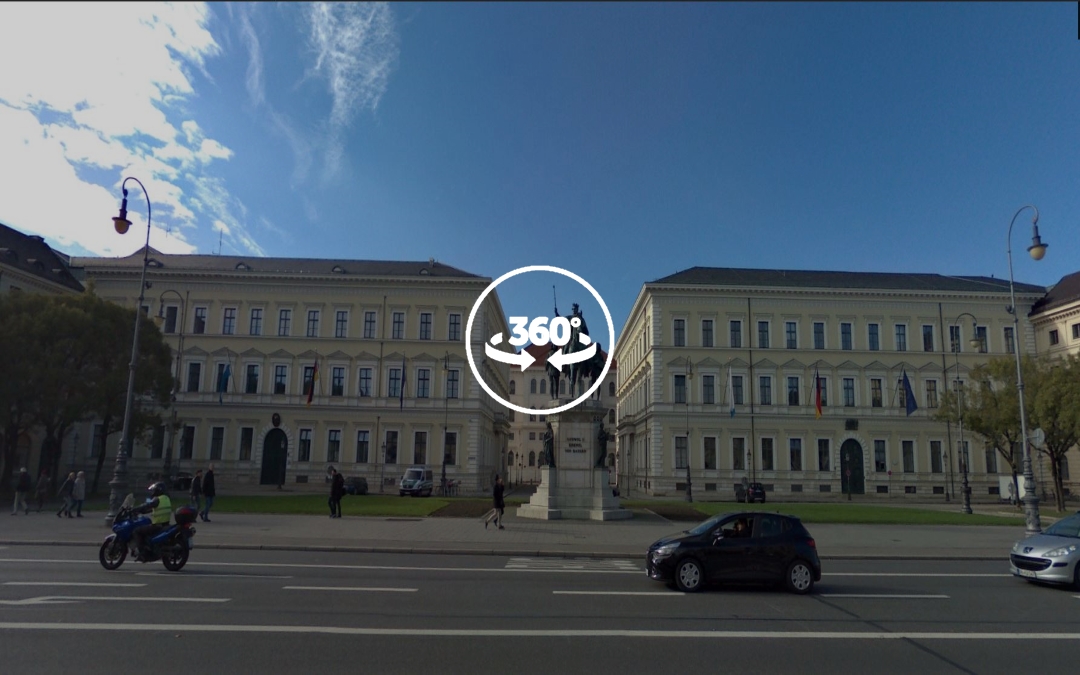 Foto 360 Reiterdenkmal für Ludwig I. VidePan en Múnich