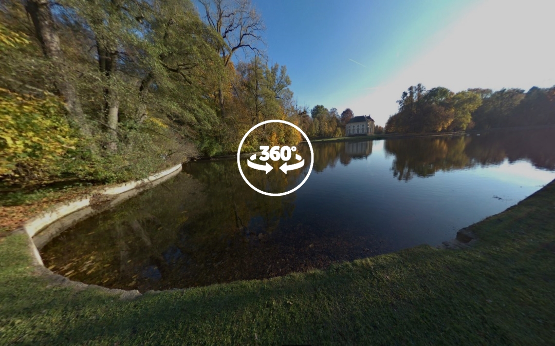 Foto 360 Badenburg desde la otra orilla. VidePan en Múnich