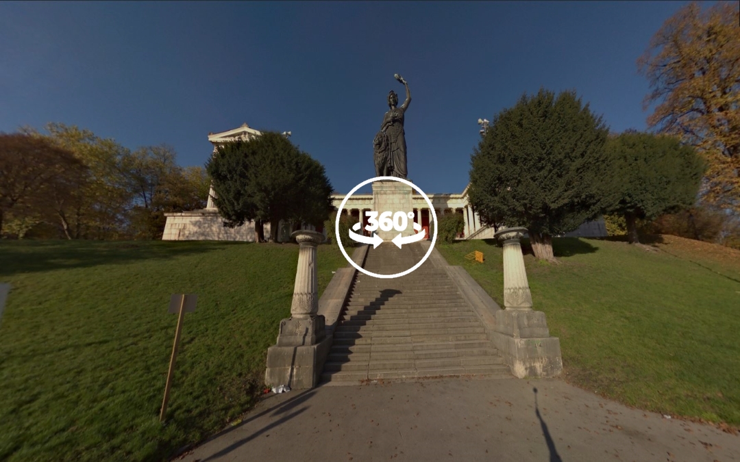 Foto 360 Estatua Bávara del Theresienwiese. VidePan en Múnich