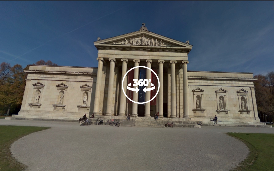 Foto 360 Gliptoteca de Múnich. VidePan en Múnich