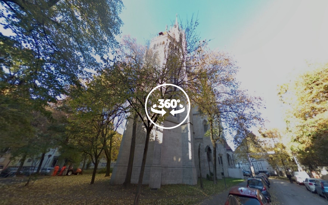 Foto 360 Iglesia de San Pablo de Múnich. VidePan en Múnich