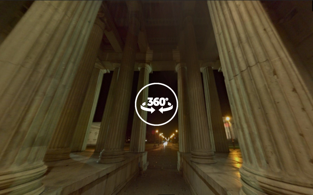 Foto 360 Interior de la Königsplatz. VidePan en Múnich