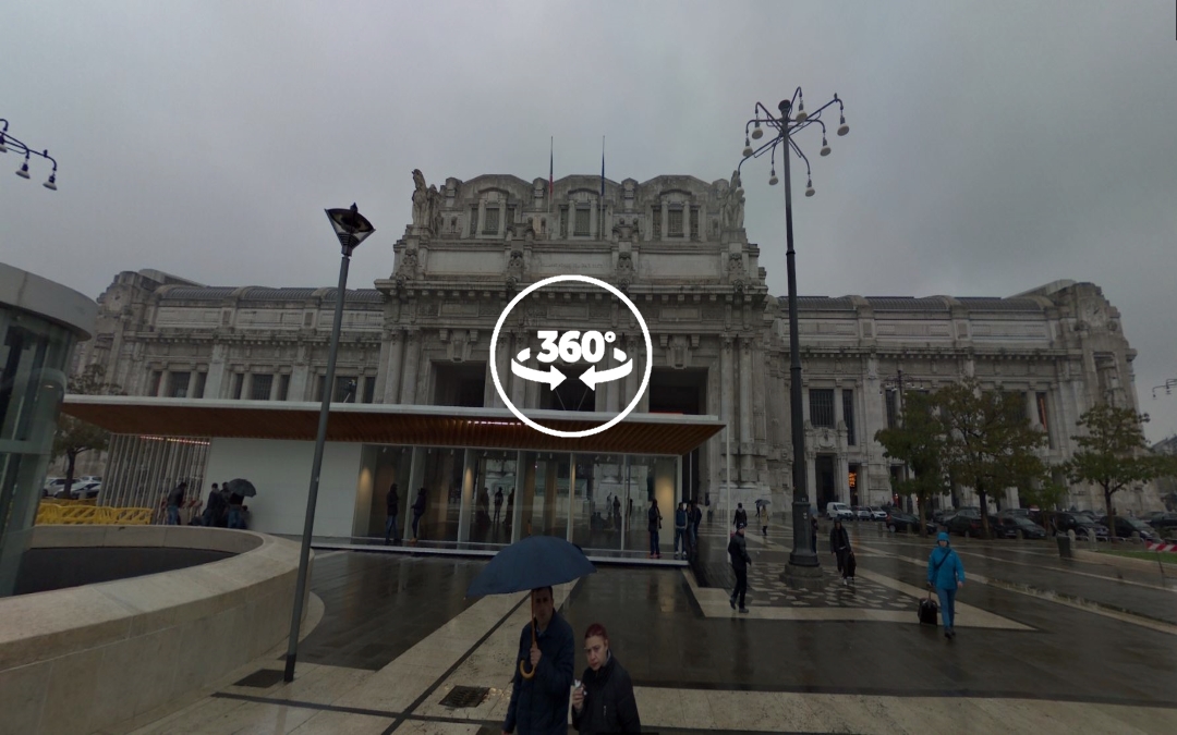 Foto 360 Piazza Duca d’Aosta. VidePan en Milán