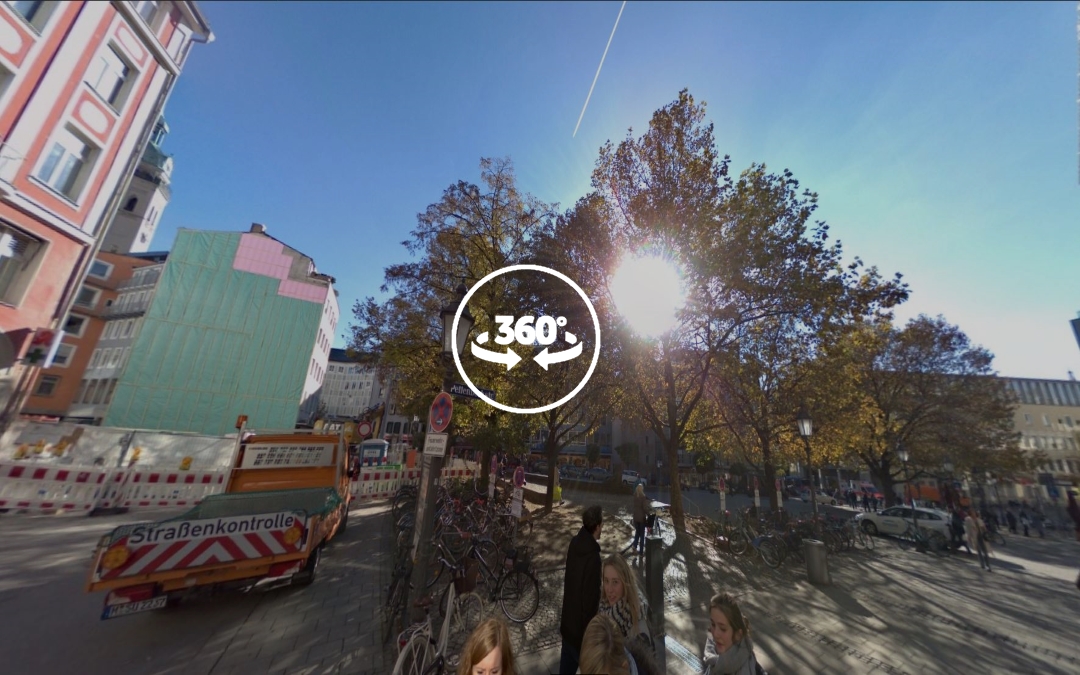 Foto 360 Rindermarkt. VidePan en Múnich