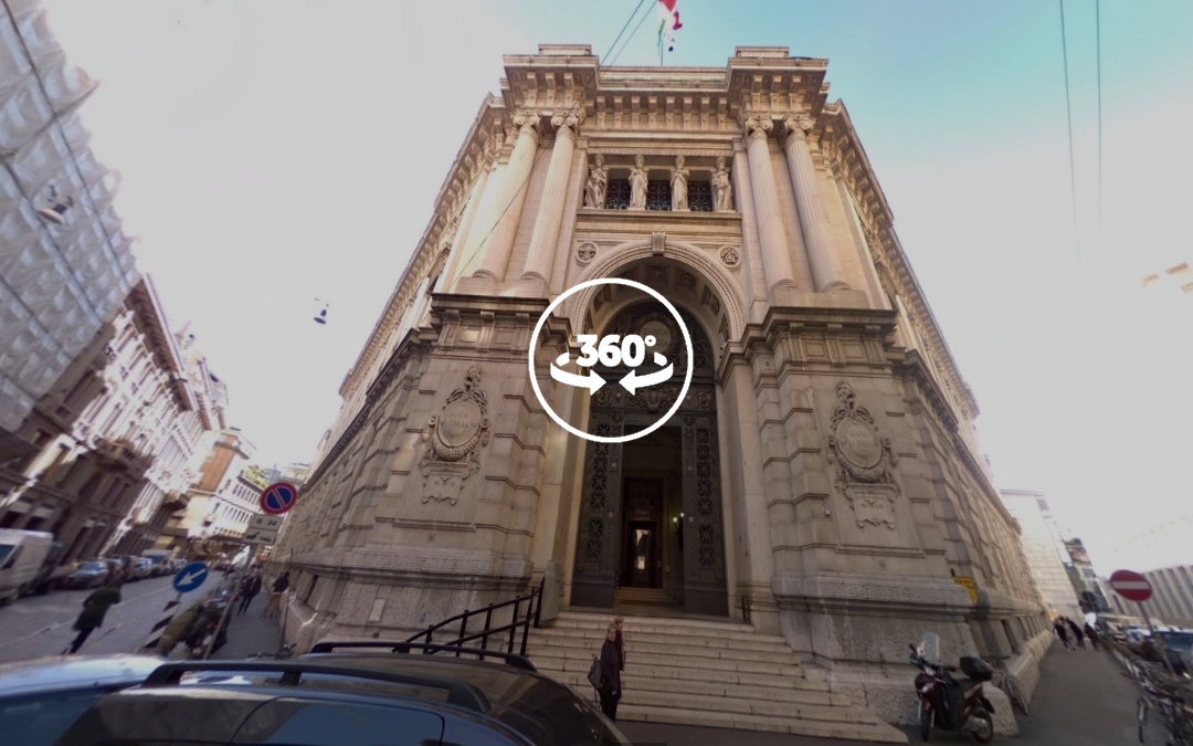 Foto 360 Banca d’Italia. VidePan en Milán