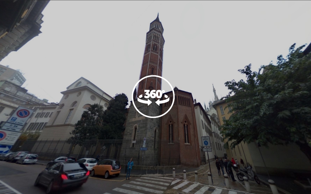 Foto 360 Chiesa di San Gottardo in Corte. VidePan en Milán