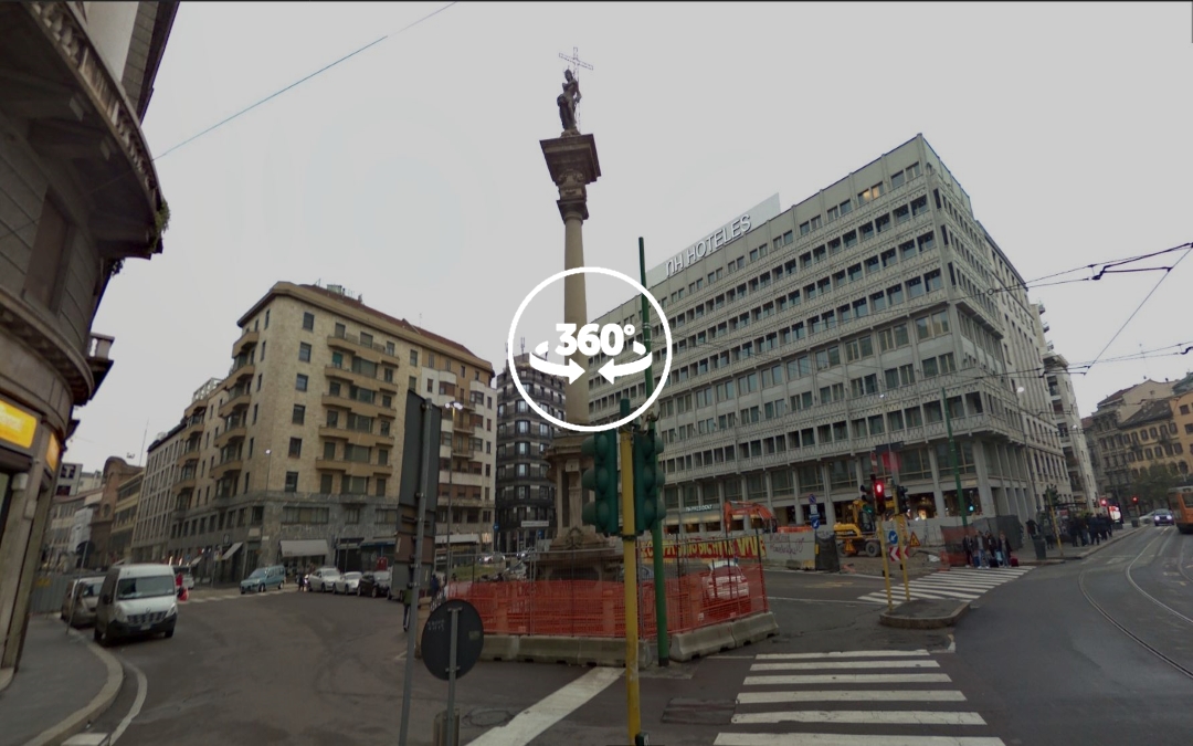 Foto 360 Colonna del Verziere. VidePan en Milán