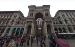 Entrada a la Galleria Vittorio Emanuele II