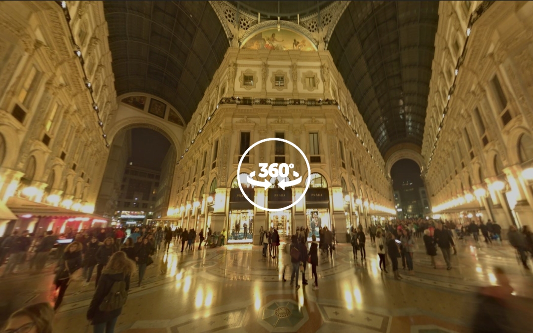 Foto 360 Galleria Vittorio Emanuele II. VidePan en Milán