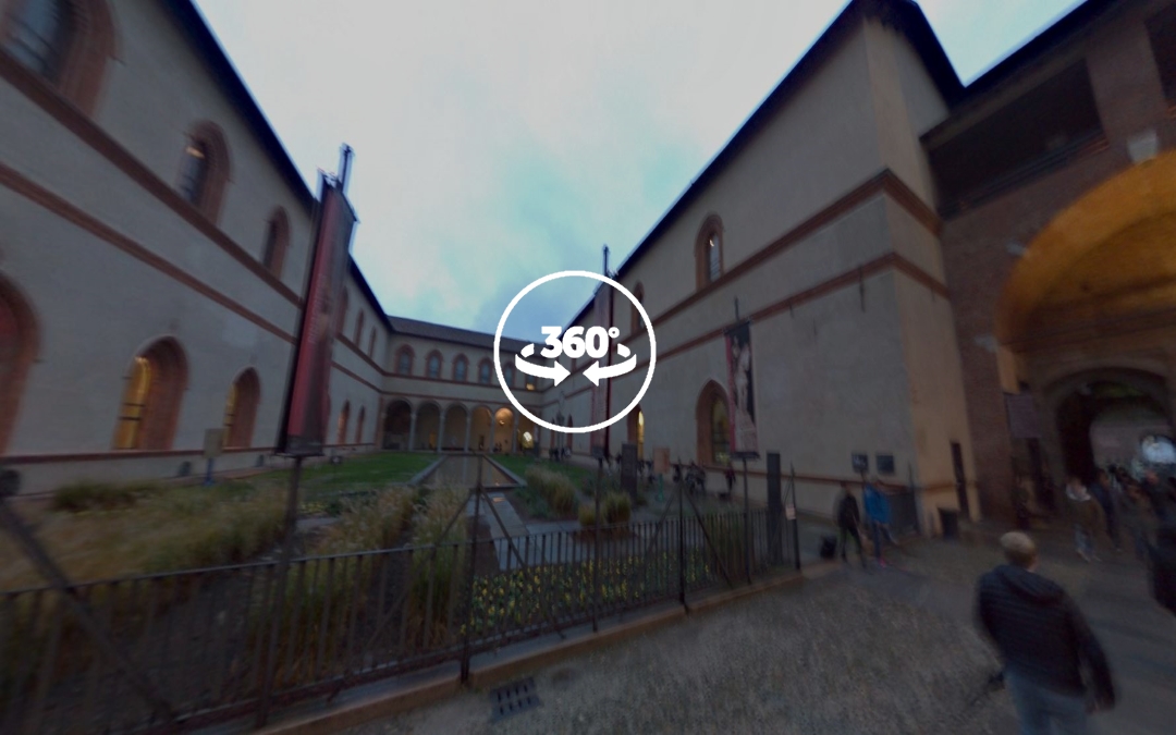 Foto 360 Museo Egizio del Castello Sforzesco. VidePan en Milán