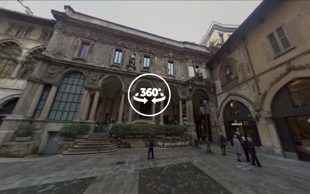 Foto 360 Palazzo delle Scuole Palatine. VidePan en Milán