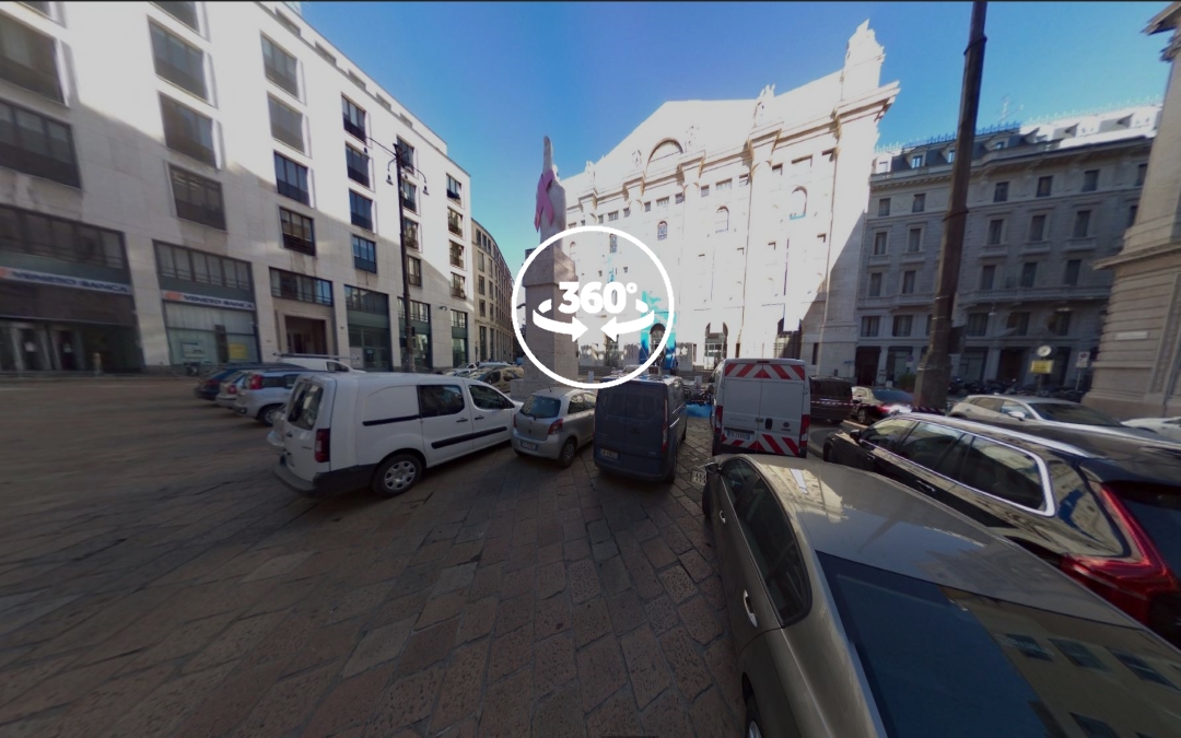 Foto 360 Piazza Affari. VidePan en Milán