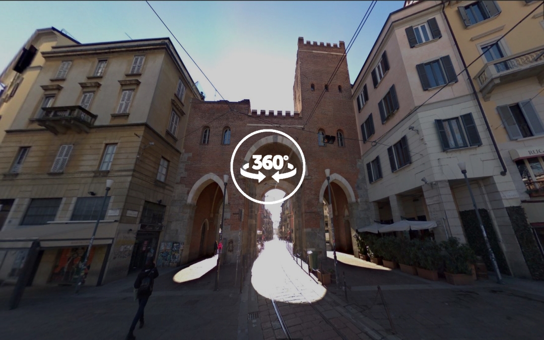 Foto 360 Porta Ticinese Antica. VidePan en Milán