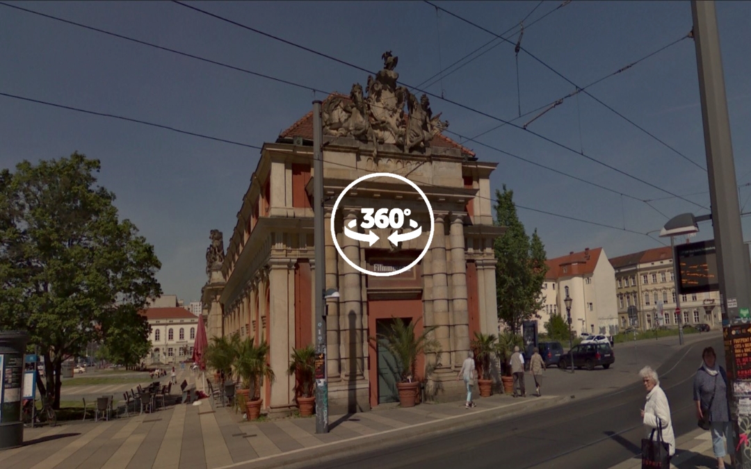 Foto 360 Entrada al Filmmuseum de Potsdam. VidePan en Berlín