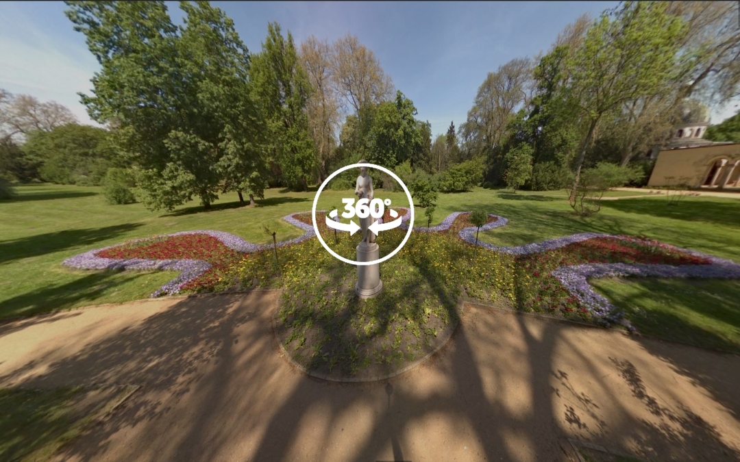 Foto 360 Flora del Parque de Sanssouci de Potsdam. VidePan en Berlín