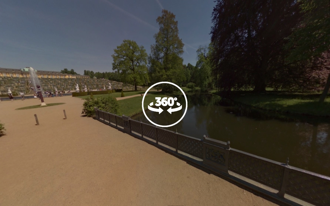 Foto 360 Friedensteich de Potsdam. VidePan en Berlín