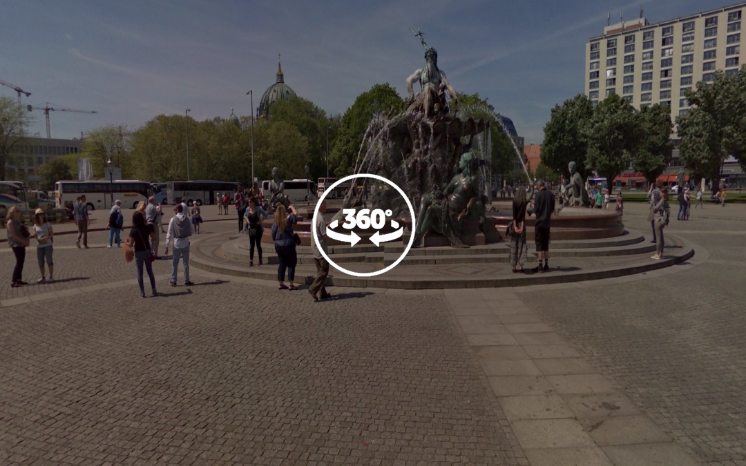 Foto 360 Fuente de Neptuno (Neptunbrunnen). VidePan en Berlín