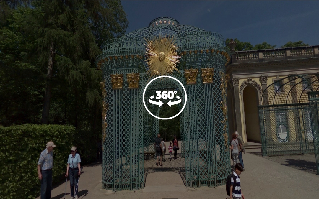 Foto 360 Gazebo en el Parque Sanssouci de Potsdam. VidePan en Berlín