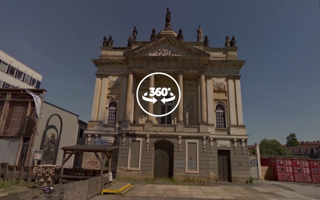 Foto 360 Iglesia de la guarnición (Garnisonkirche ) de Potsdam. VidePan en Berlín