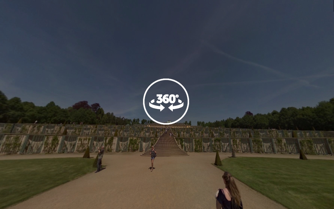 Foto 360 Jardines aterrazados del Parque Sanssouci. VidePan en Berlín