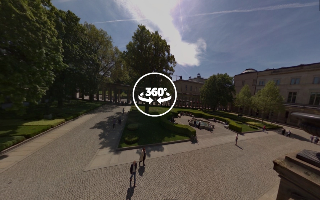 Foto 360 Jardín de la Alte Nationalgalerie. VidePan en Berlín