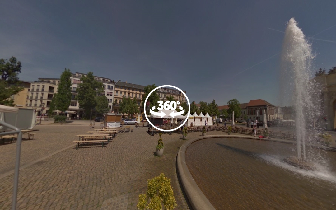 Foto 360 Luisenplatz de Potsdam. VidePan en Berlín