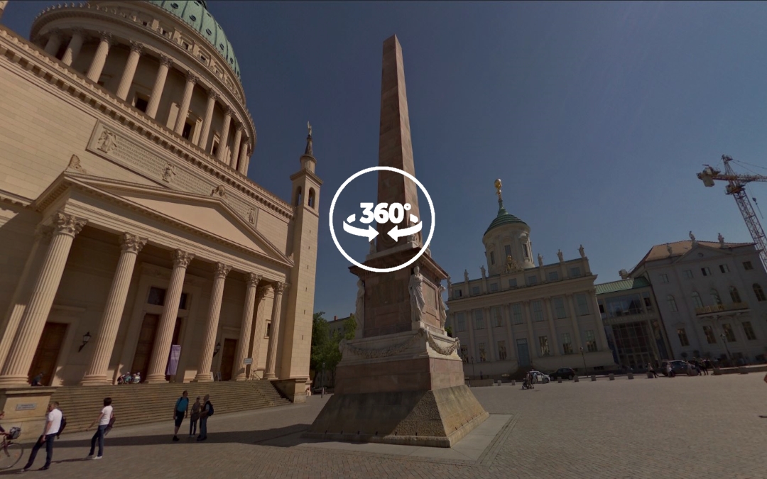 Foto 360 Obelisco de Alter Markt de Potsdam. VidePan en Berlín