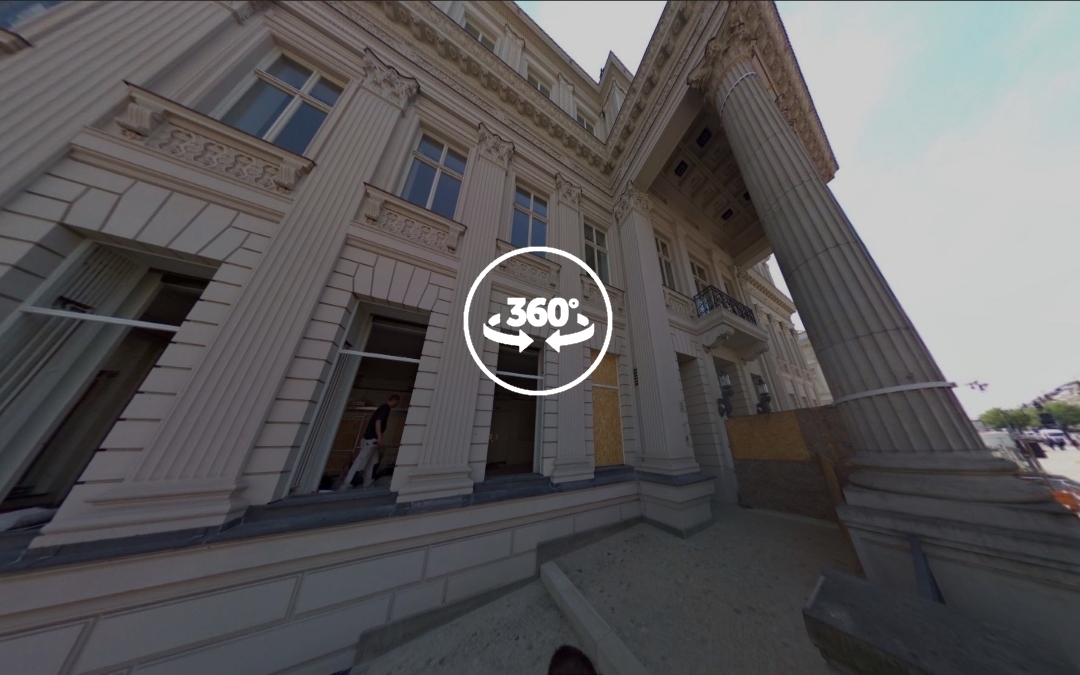 Foto 360 Obras en el Palacio del Príncipe heredero (Kronprinzenpalais). VidePan en Berlín