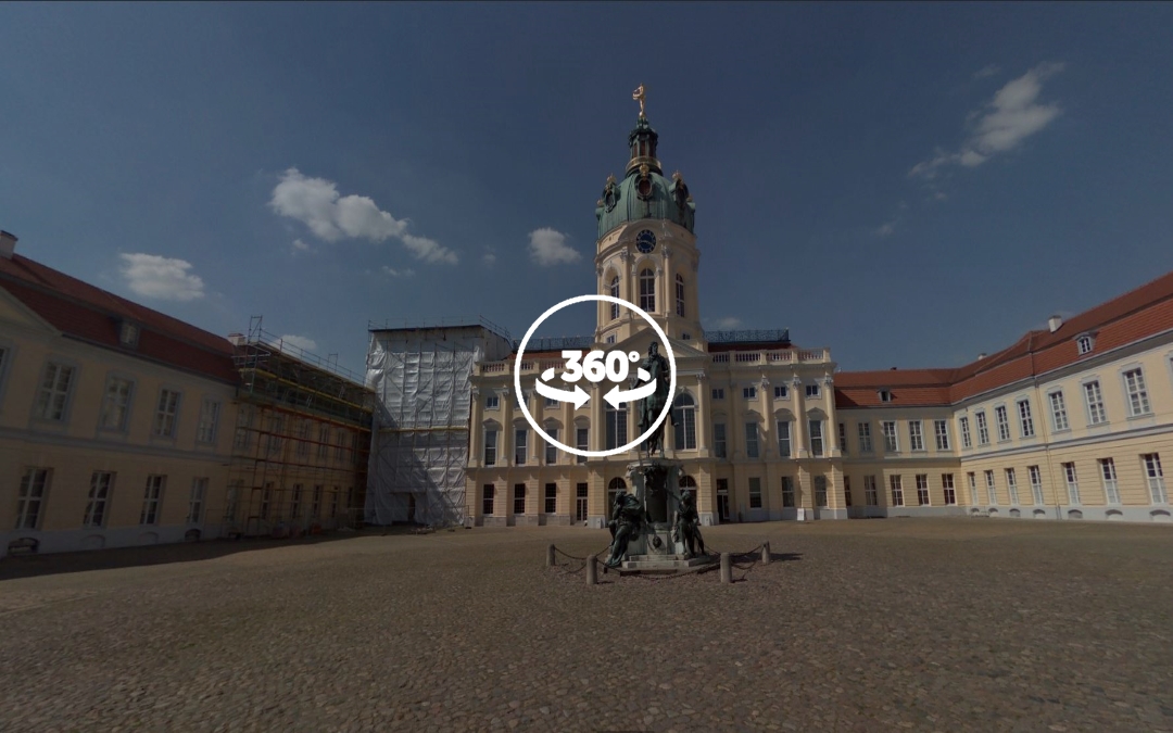 Foto 360 Patio del Palacio de Charlottenburg. VidePan en Berlín