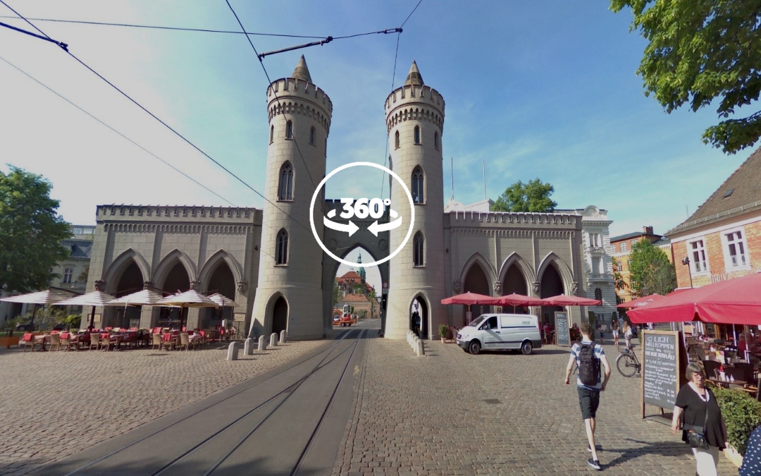 Foto 360 Puerta Nueva (Nauener Tor) de Potsdam. VidePan en Berlín