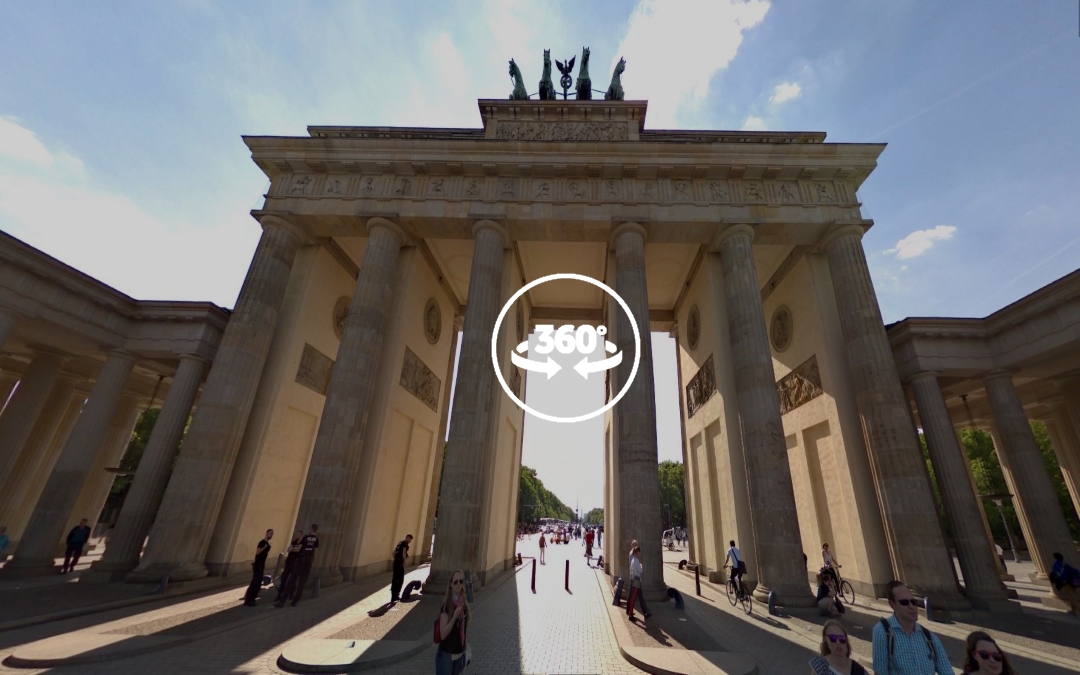 Foto 360 Puerta de Brandenburgo. VidePan en Berlín