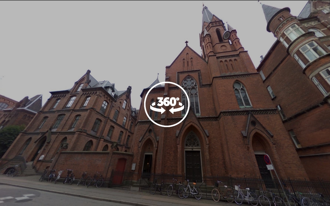 Foto 360 Jesu Hjerte Kirke. VidePan en Copenhague