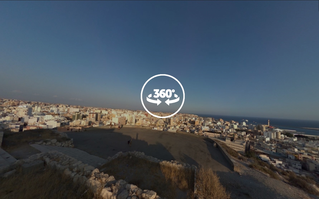 Foto 360 Mirador del Cerro de San Cristóbal. VidePan en Almería