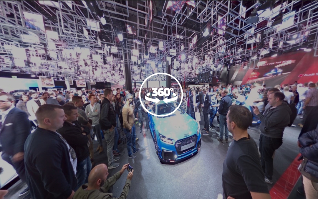 Foto 360 Audi Sport Performance Parts en el IAA 2017. VidePan en Frankfurt