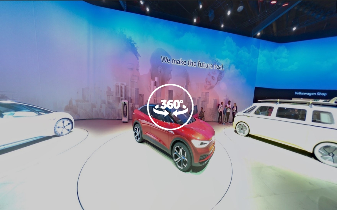 Foto 360 Volkswagen I.D. Crozz en el IAA2017. VidePan en Frankfurt