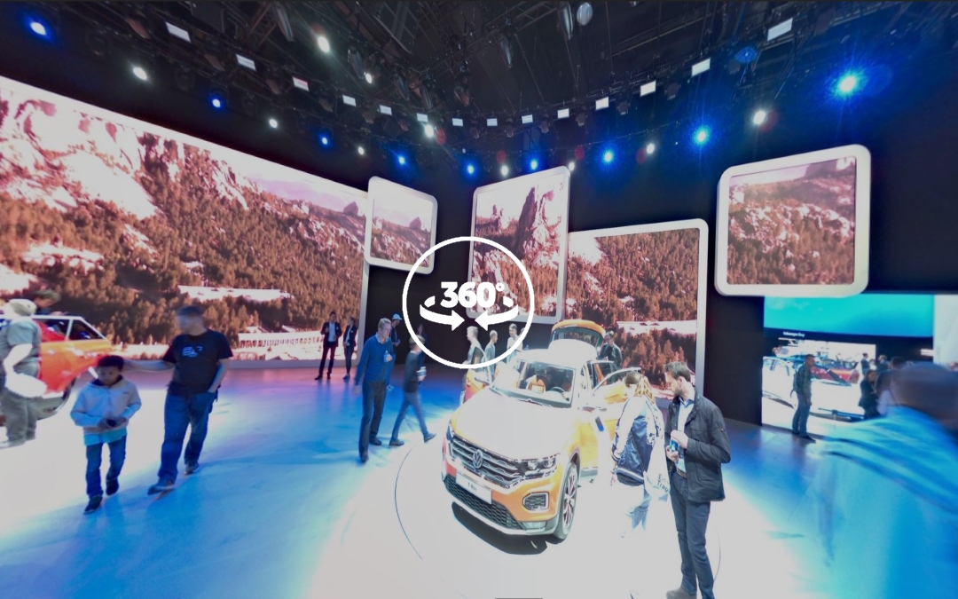 Foto 360 Volkswagen T-Roc en el IAA2017. VidePan en Frankfurt