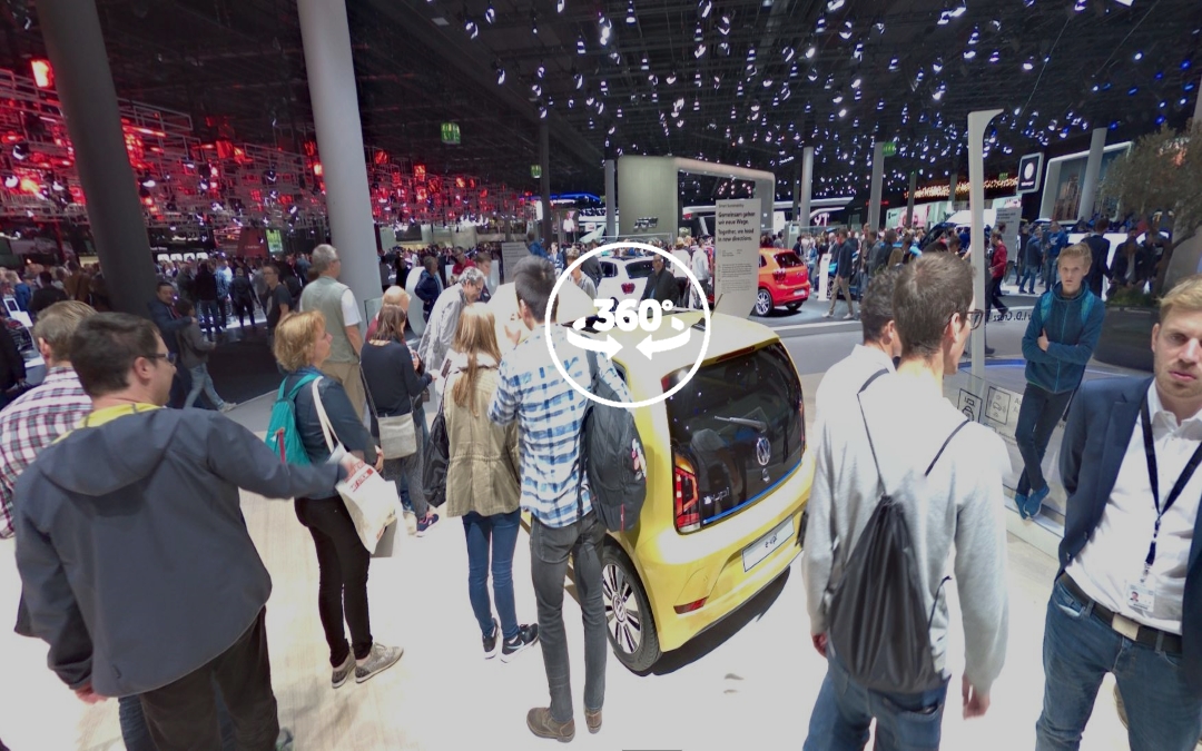 Foto 360 Volkswagen e-up! en el IAA2017. VidePan en Frankfurt