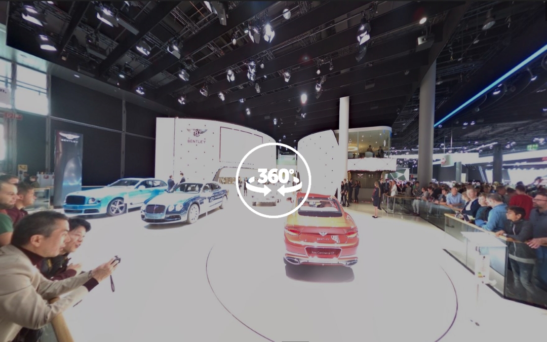 Foto 360 Stand de Bentley en el IAA 2017. VidePan en Frankfurt