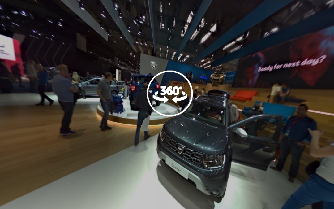 Foto 360 Stand de Dacia en el IAA 2017. VidePan en Frankfurt