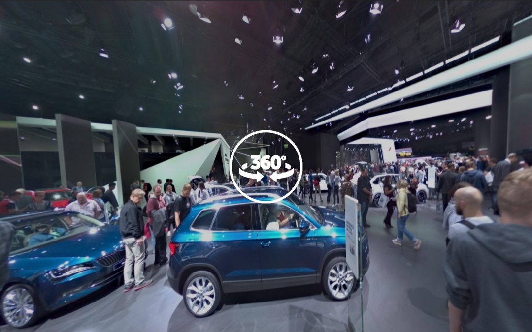 Foto 360 Stand de @skoda_es en el IAA2017. VidePan en Frankfurt