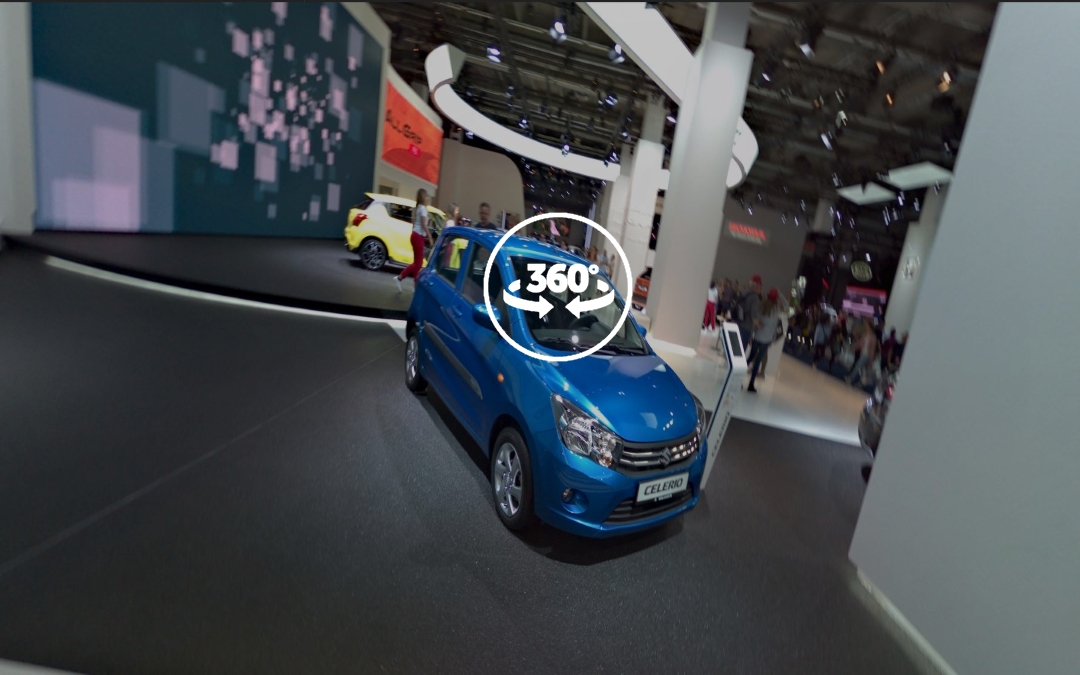 Foto 360 Suzuki Celerio en el IAA 2017. VidePan en Frankfurt