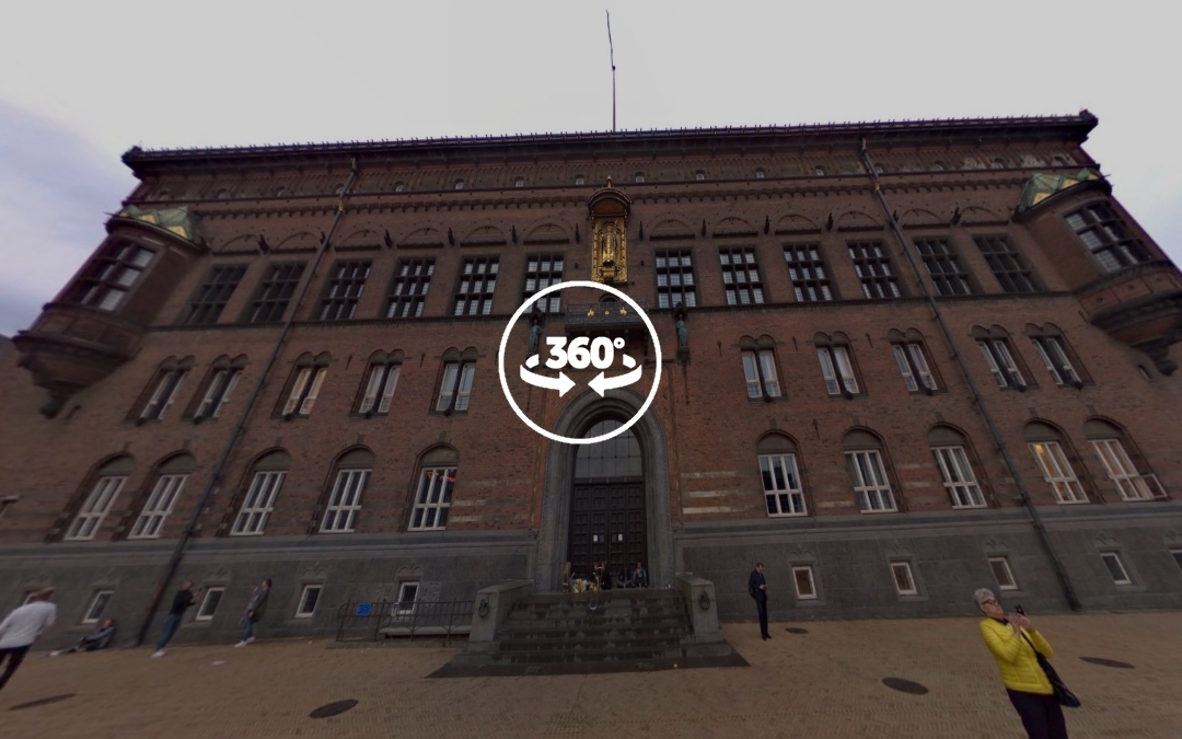 Foto 360 Ayuntamiento de Copenhague (Københavns Rådhus). VidePan en Copenhague