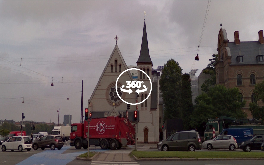 Foto 360 Iglesia Católica Apostólica en Copenhague. VidePan en Copenhague