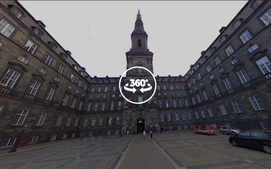 Foto 360 Palacio de Christiansborg (Christiansborg Slot). VidePan en Copenhague