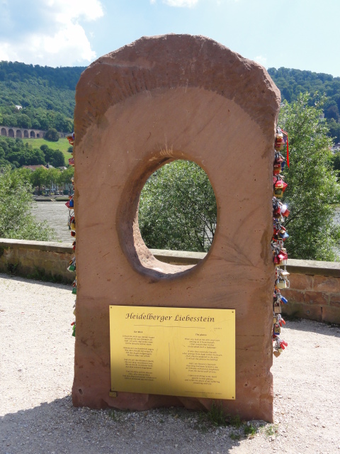 Fotos 360 Piedra del amor (Liebesstein) de #Heidelberg. #VidePan por #Frankfurt