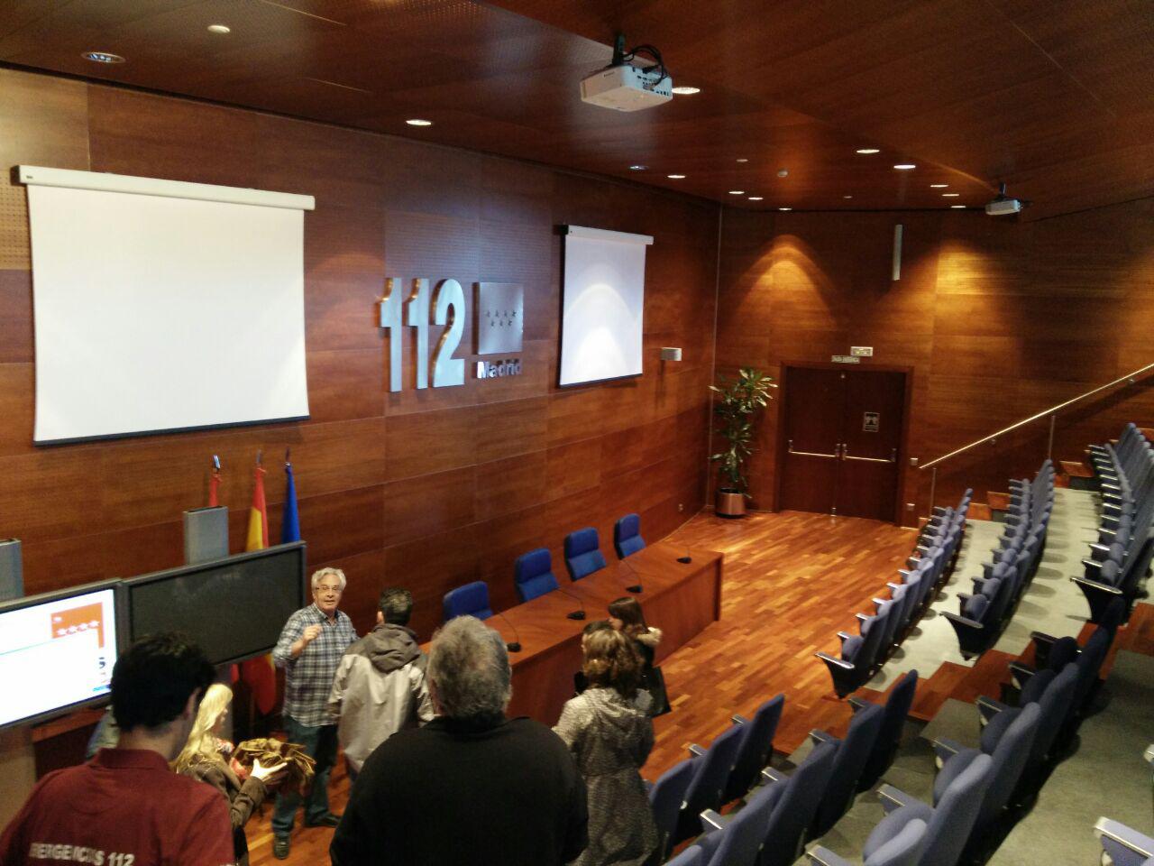 Fotos 360 Del Salón de actos de @112cmadrid