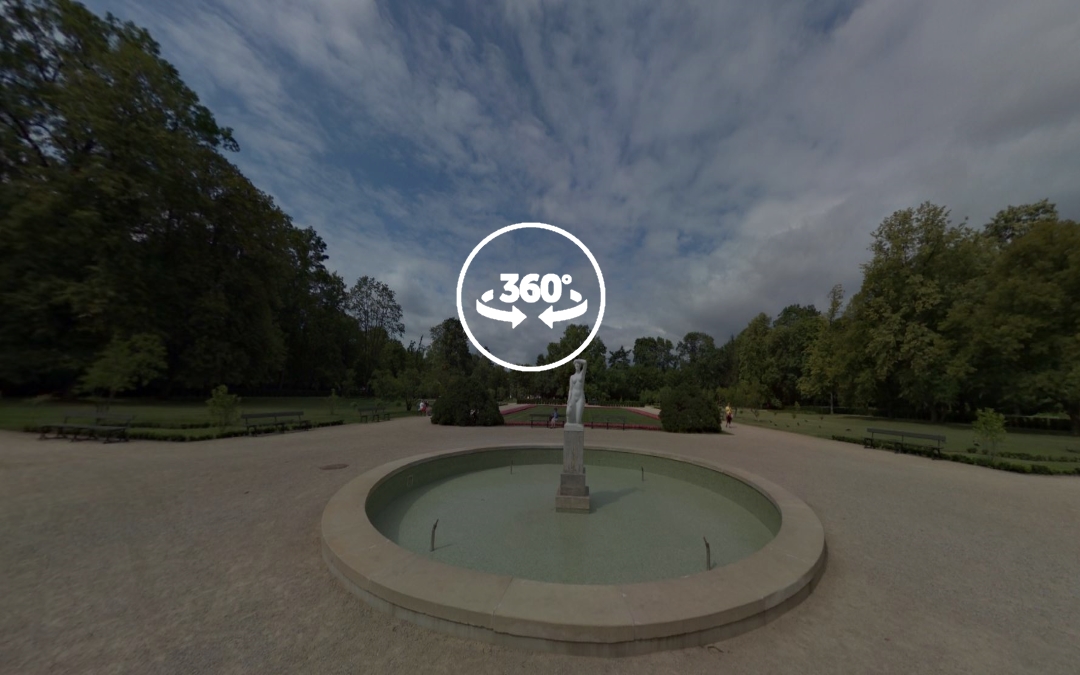 Foto 360 Escultura Amanecer del Parque Lazienki. VidePan en Polonia
